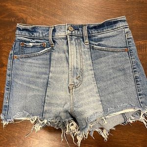 A&F High Rise Mom Short